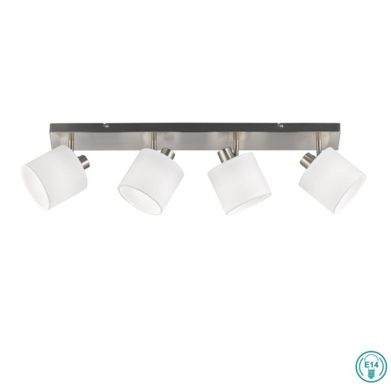 RL Lighting - Tommy Φωτιστικό οροφής 4xE14 Λευκό ΚΩΔ.-R80334001
