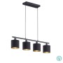 RL Lighting - Tommy Φωτιστικό Κρεμαστό Ράγα 4xE14 Μαύρο ΚΩΔ.-R30334079