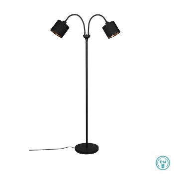 RL Lighting - Tommy Φωτιστικό Δαπέδου 2xE14 Μαύρο ΚΩΔ.-R46332079