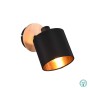 RL Lighting - Tommy Επιτοίχιο Φωτιστικό 1xE14 Μαύρο ΚΩΔ.-R81331030