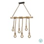 RL Lighting - Wilma Φωτιστικό Κρεμαστό Ράγα 6xE27 ΚΩΔ.-R30130626