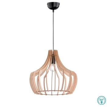 RL Lighting - Wood Φωτιστικό Κρεμαστό 1xE27 ΚΩΔ.-R30253830