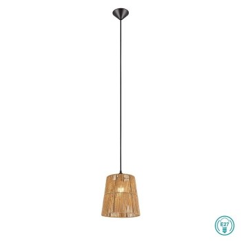 RL Lighting - Holm Φωτιστικό Κρεμαστό 1 x E27 Καφέ ΚΩΔ.-R31041026