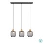 RL Lighting - Calimero Φωτιστικό Κρεμαστό 3xE27 Μαύρο Ματ ΚΩΔ.-R30563032