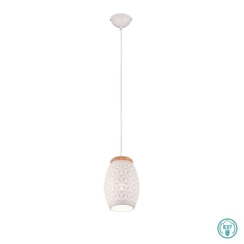 RL Lighting - Bidar Φωτιστικό Κρεμαστό 1x E27 Λευκό Ματ ΚΩΔ.-R31571031