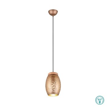 RL Lighting - Bidar Φωτιστικό Κρεμαστό 1x E27 Καφέ ΚΩΔ.-R31571065