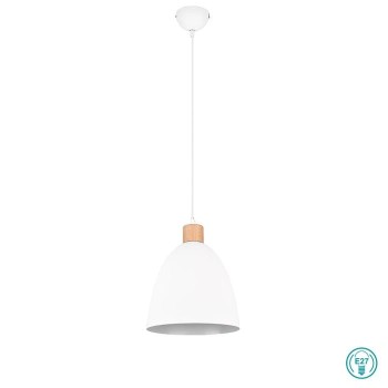 RL Lighting - Jagger Κρεμαστό Φωτιστικό 1xE27 Λευκό Ματ ΚΩΔ.-R30681031