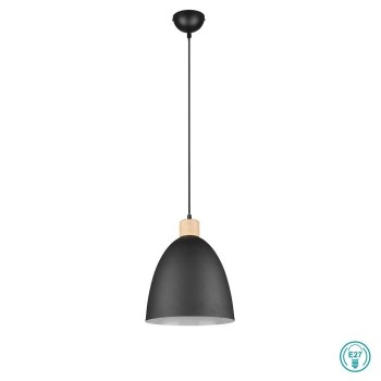 RL Lighting - Jagger Κρεμαστό Φωτιστικό 1xE27 Μαύρο Ματ ΚΩΔ.-R30681032