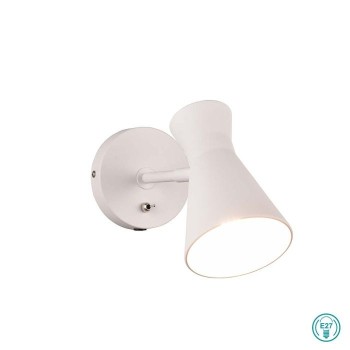 RL Lighting - Enzo Επιτοίχιο Φωτιστικό Σποτ 1x E27 Λευκό Ματ ΚΩΔ.-R20781731