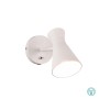 RL Lighting - Enzo Επιτοίχιο Φωτιστικό Σποτ 1x E27 Λευκό Ματ ΚΩΔ.-R20781731
