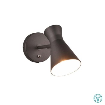 RL Lighting - Enzo Επιτοίχιο Φωτιστικό Σποτ 1x E27 Μαύρο Ματ ΚΩΔ.-R20781732