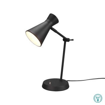 RL Lighting - Enzo Επιτραπέζιο φωτιστικό 1xE27 Μαύρο Ματ ΚΩΔ.-R50781032