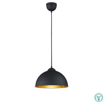RL Lighting - Jimmy Φωτιστικό Κρεμαστό 1xE27 Μαύρο ΚΩΔ.-R30121002