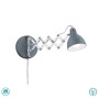 RL Lighting - Scissor Επιτοίχιο φωτιστικό 1xE14 Φινίρισμα Τσιμέντου ΚΩΔ.-R20321078
