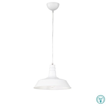 RL Lighting - Will Κρεμαστό Φωτιστικό 1xE27 Λευκό ΚΩΔ.-R30421001