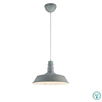 RL Lighting - Will Κρεμαστό Φωτιστικό 1xE27 Φινίρισμα Τσιμέντου ΚΩΔ.-R30421078