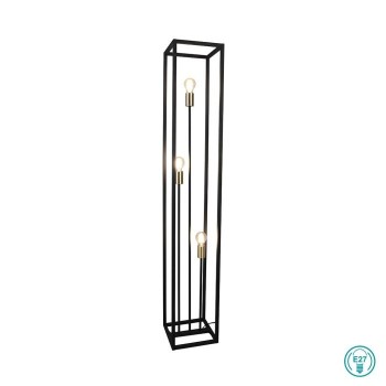 RL Lighting - Vito Φωτιστικό Δαπέδου 3xE27 Μαύρο Ματ ΚΩΔ.-R40193032