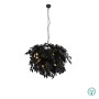 RL Lighting - Leavy Φωτιστικό Κρεμαστό 4xE14 Μαύρο-Χρυσό ΚΩΔ.-R10464032