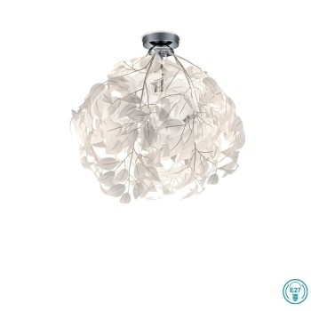 RL Lighting - Leavy Φωτιστικό Οροφής 1xE27 Λευκό ΚΩΔ.-R60461001