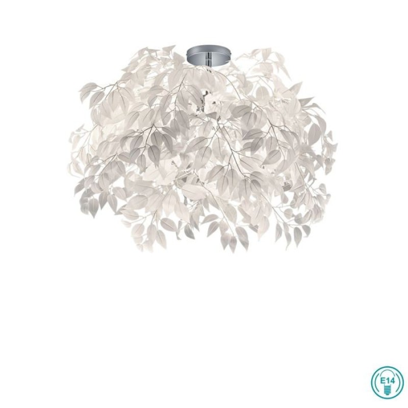 RL Lighting - Leavy Φωτιστικό Οροφής 3xE14 Λευκό ΚΩΔ.-R60463001