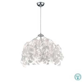 RL Lighting - Leavy Φωτιστικό Κρεμαστό 1xE27 Λευκό ΚΩΔ.-R10461901