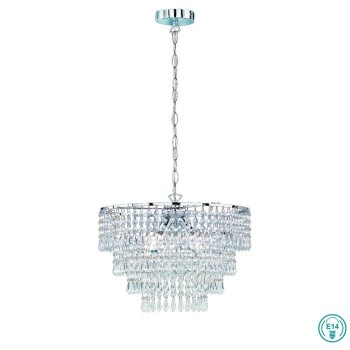 RL Lighting - Orient Φωτιστικό Κρεμαστό 3xE14 Χρώμιο ΚΩΔ.-R13473006