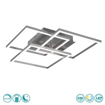 RL Lighting - Mobile Φωτιστικό Οροφής LED Νίκελ Ματ ΚΩΔ.-R62883107