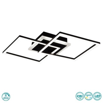 RL Lighting - Venida Φωτιστικό Οροφής LED Μαύρο Ματ (3000K) ΚΩΔ.-R62793132
