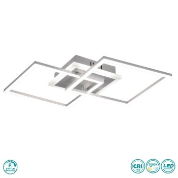 RL Lighting - Venida Φωτιστικό Οροφής LED Γκρι Τιτανίου (3000K) ΚΩΔ.-R62793187