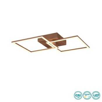 RL Lighting - Trail Φωτιστικό Οροφής LED Καφέ (3000K) ΚΩΔ.-R64492165