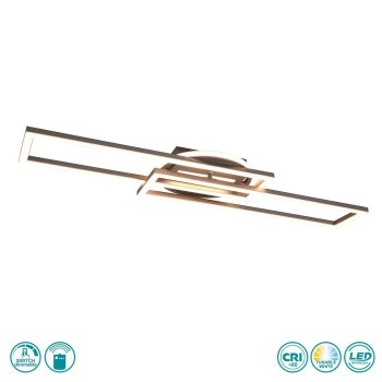 RL Lighting - Twister Φωτιστικό Οροφής LED (6000K) Ασημί ΚΩΔ.-R67183107