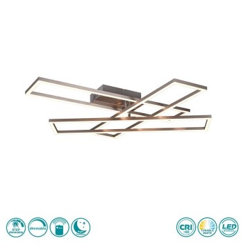 RL Lighting - Corso Φωτιστικό Οροφής LED Νίκελ Ματ ΚΩΔ.-R64423107