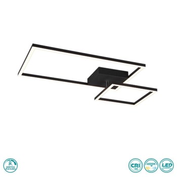 RL Lighting - Padella Φωτιστικό Οροφής LED Μαύρο Ματ (4000K) ΚΩΔ.-R62642432