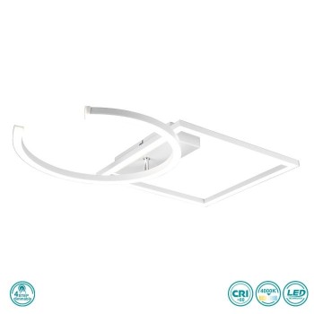 RL Lighting - Pivot Φωτιστικό Οροφής LED Λευκό Ματ (4000K) ΚΩΔ.-R62162131