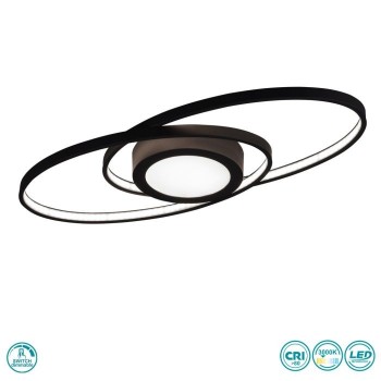 RL Lighting - Galaxy Φωτιστικό Οροφής LED Μαύρο Ματ (3000K) ΚΩΔ.-R62991142
