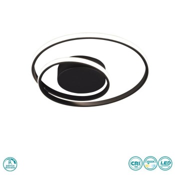 RL Lighting - Zibal Φωτιστικό Οροφής LED Μαύρο Ματ (3000K) ΚΩΔ.-R62911132