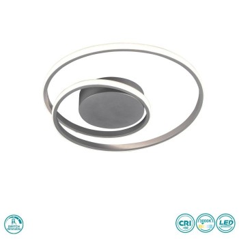 RL Lighting - Zibal Φωτιστικό Οροφής LED Γκρι Τιτανίου (3000K) ΚΩΔ.-R62911187