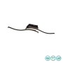 RL Lighting - Route Φωτιστικό Οροφής LED Μαύρο Ματ και Ξύλο MDF (3000K) ΚΩΔ.-R62472135