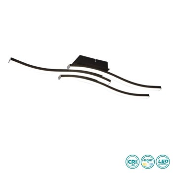 RL Lighting - Route Φωτιστικό Οροφής LED Μαύρο Ματ (4000K) ΚΩΔ.-R62473432