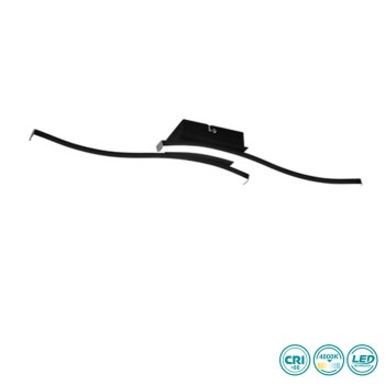 RL Lighting - Route Φωτιστικό Οροφής LED Μαύρο Ματ (4000K) ΚΩΔ.-R62472432