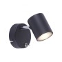 JUST LIGHT.-TARIK Φωτιστικό τοίχου LED ανθρακί ΚΩΔ.-SL11941-13