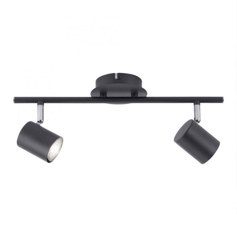JUST LIGHT.-TARIK Φωτιστικό οροφής LED ανθρακί ΚΩΔ.-SL11942-13
