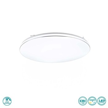 RL Lighting - Blanca Φωτιστικό Οροφής LED Λευκό (4000K) ΚΩΔ.-R64144101