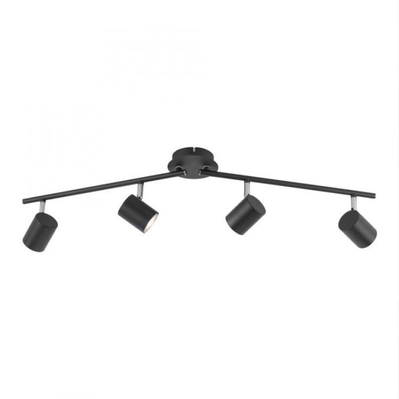 JUST LIGHT.-TARIK Φωτιστικό οροφής LED ανθρακί ΚΩΔ.-SL11944-13