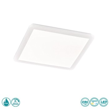 RL Lighting - Camillus Φωτιστικό Οροφής Στεγανό LED Λευκό (3000K) ΚΩΔ.-R62932001