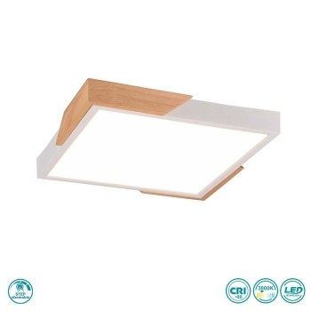 RL Lighting - Meta Φωτιστικό Οροφής LED Λευκό Ματ (3000K) ΚΩΔ.-R67191131