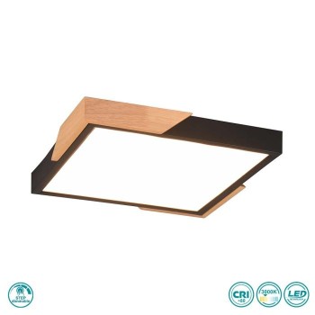 RL Lighting - Meta Φωτιστικό Οροφής LED Μαύρο Ματ (3000K) ΚΩΔ.-R67191132