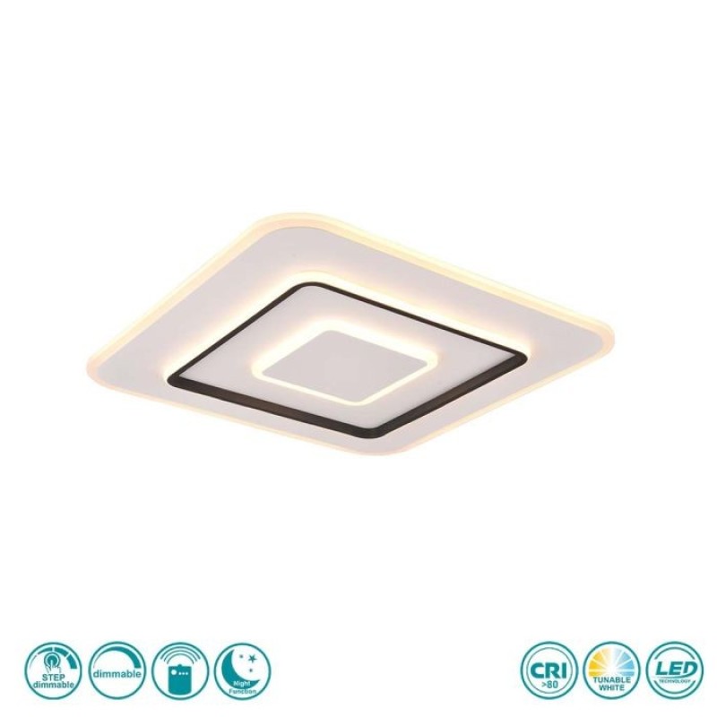 RL Lighting - Jora Φωτιστικό Οροφής LED Λευκό Ματ (2700-6000K) ΚΩΔ.-R64293931