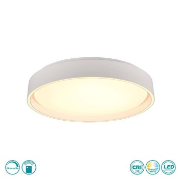 RL Lighting - Felis Φωτιστικό Οροφής LED (2700-6500K) Λευκό Ματ ΚΩΔ.-R64391031