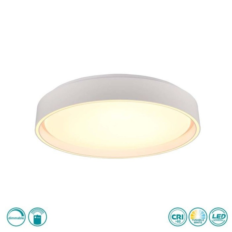RL Lighting - Felis Φωτιστικό Οροφής LED (2700-6500K) Λευκό Ματ ΚΩΔ.-R64391031
